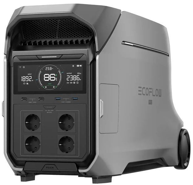 Зарядна станція EcoFlow Delta Pro 3 EU / 4000 Вт / 4096 Вт&sdot;ч / LiFePO4 EFDELTAPRO3-EU-CBox фото