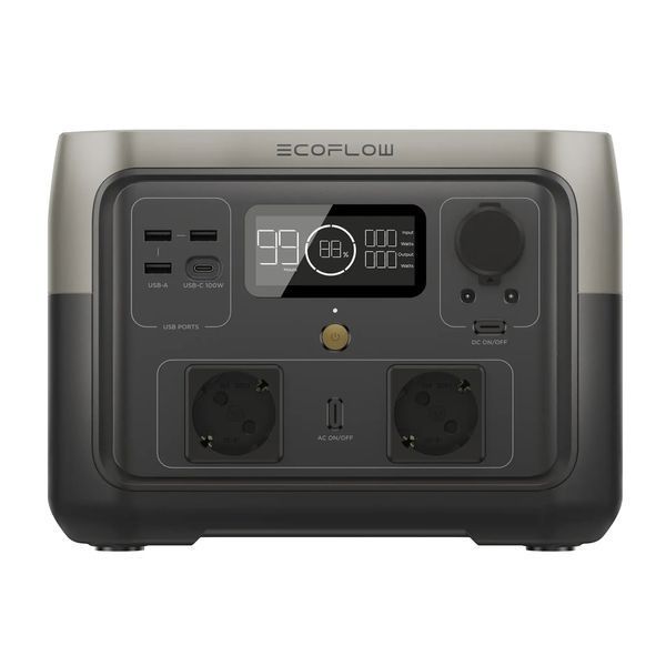 Зарядная станция EcoFlow RIVER 2 Max (512 Вт/ч) EU ZMR610-B-EU фото