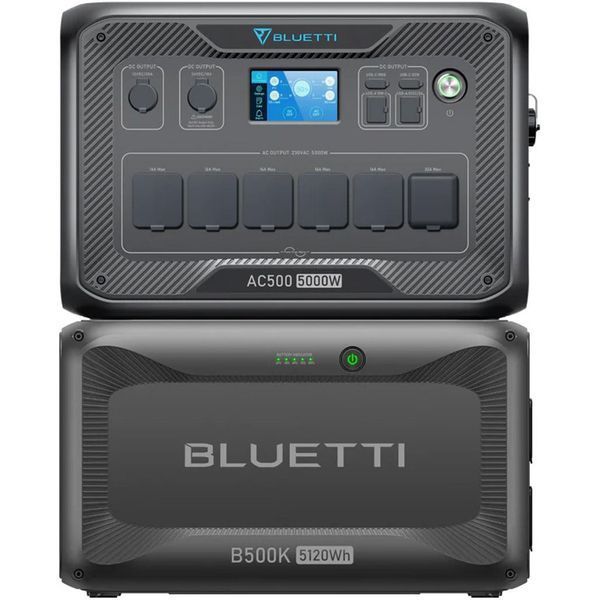 Зарядна станція BLUETTI AC500 + B500K / 5000 Вт / 5120 Вт&middot;год AC500-B500K-EU фото