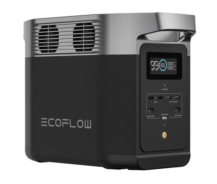 Зарядная станция EcoFlow DELTA 2 / 1800 Вт / 1024 Вт&sdot;год / LiFePO4 (ZMR330-EU) ZMR330-EU фото