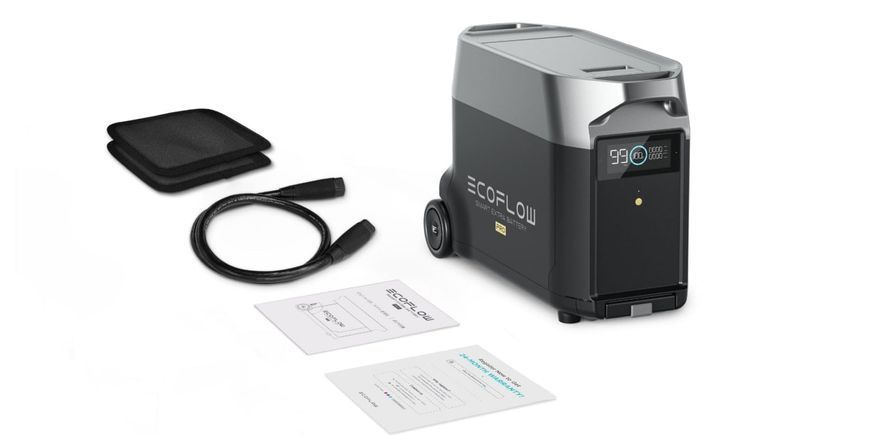 Додаткова батарея для зарядної станції EcoFlow DELTA Pro EU Extra Battery / 3600 Вт&sdot;год / LiFePO4 (DELTAProEB-US) DELTAProEB-US фото