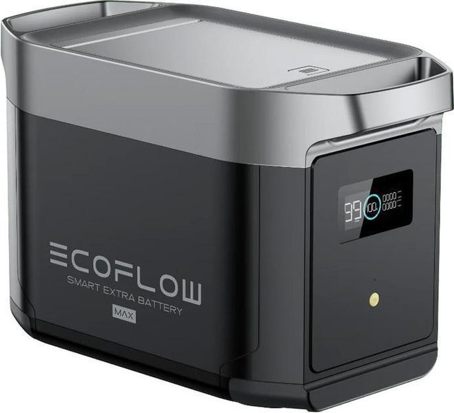 Додаткова батарея для зарядної станції EcoFlow DELTA 2 Max EU Extra Battery / 2048 Вт&sdot;год / LiFePO4 EFDELTA2MaxEB фото