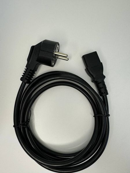 Кабель живлення 1,8м EcoFlow 3x1,5мм / CEE 7/7 - C13 євровилка / мідь 1315 фото