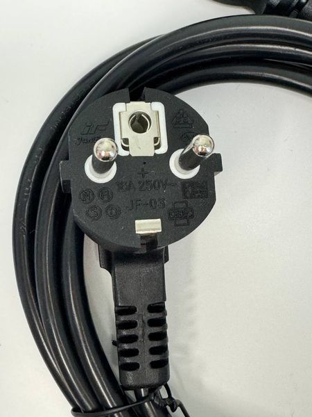 Кабель живлення 1,8м EcoFlow 3x1,5мм / CEE 7/7 - C13 євровилка / мідь 1315 фото
